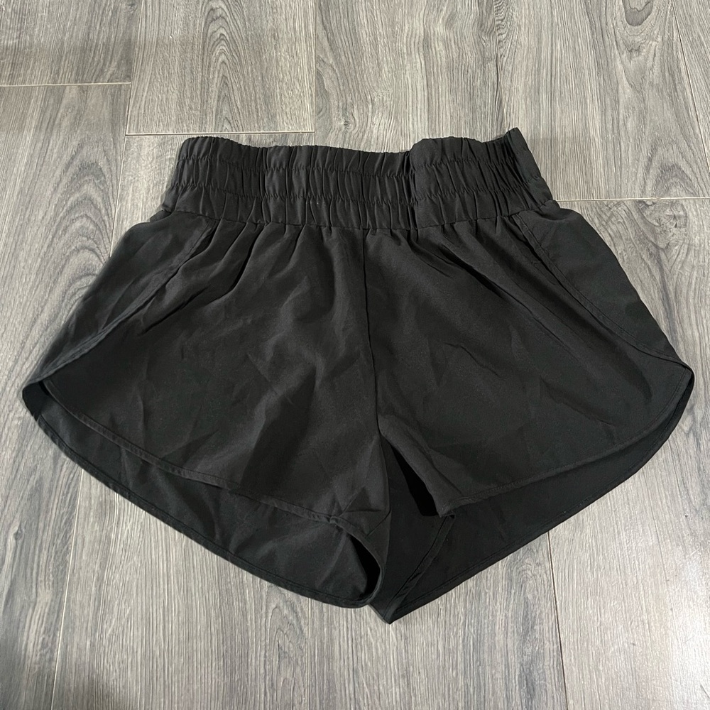 Black Women's Active Running & Workout Shorts